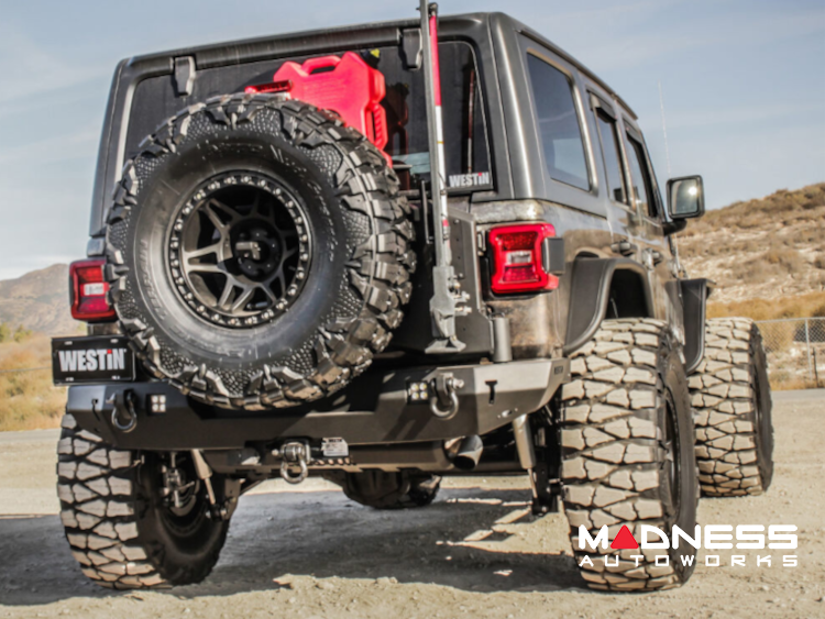 Jeep Wrangler JL Bumper - Rear - Westin - w/ Tire Carrier - WJ2 - 2/4DR - `18-`25